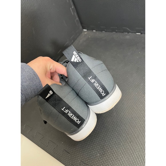 Adidas Powerlift 4 Weightlifting Shoes Mens‎ 11 Grey Black GZ5870 Training Gym main image 3